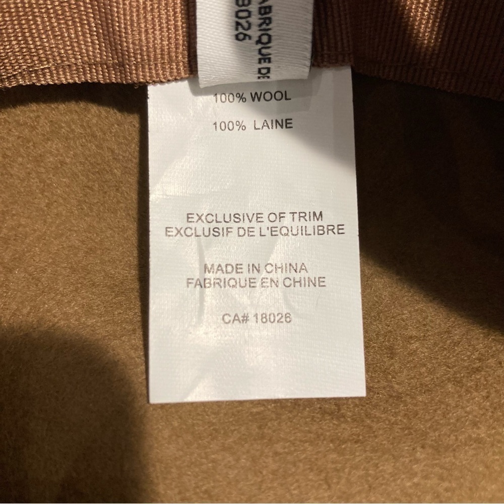 NINE WEST 100% Wool Rounded Soft Shell Hat - Picture 6 of 6